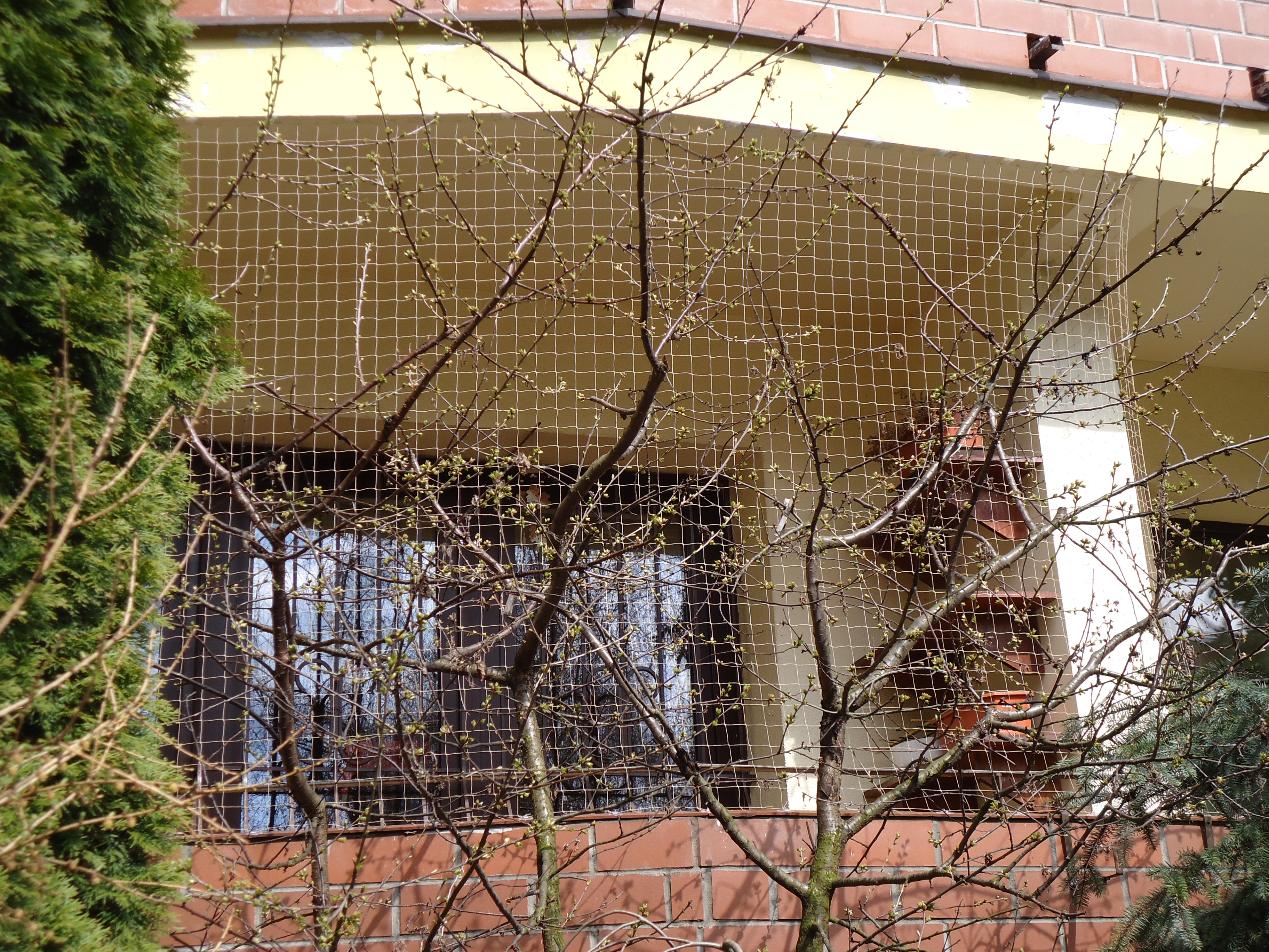 Siatka ochronna na balkonie - Śródmieście